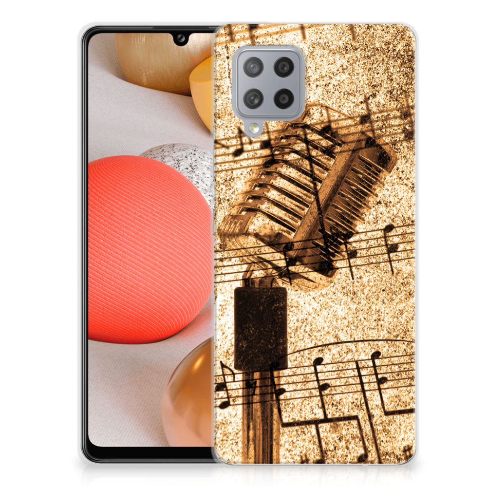 Samsung Galaxy A42 Siliconen Hoesje met foto Bladmuziek
