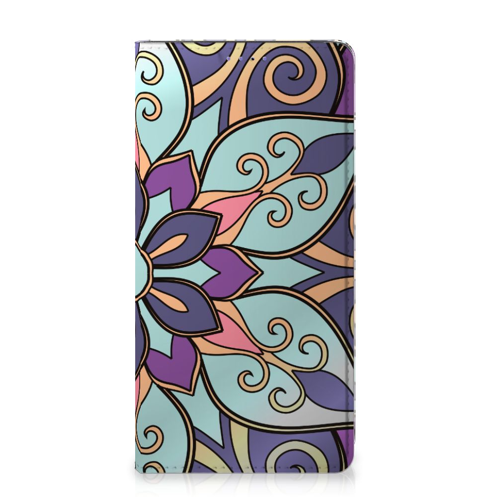 Samsung Galaxy A51 Smart Cover Purple Flower - B2C Telecom