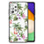 Samsung Galaxy A52 | A52s (5G/4G) Dierenprint Telefoonhoesje Flamingo Palms voorkant zijkant dessin