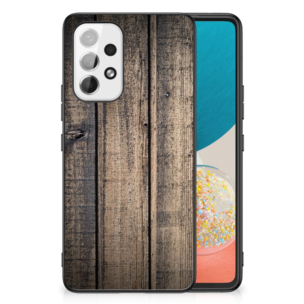 Samsung Galaxy A53 Houten Print Telefoonhoesje Steigerhout B2C Telecom