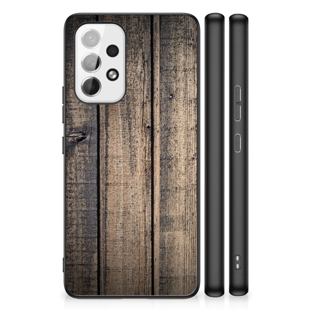 Samsung Galaxy A53 Houten Print Telefoonhoesje Steigerhout B2C Telecom