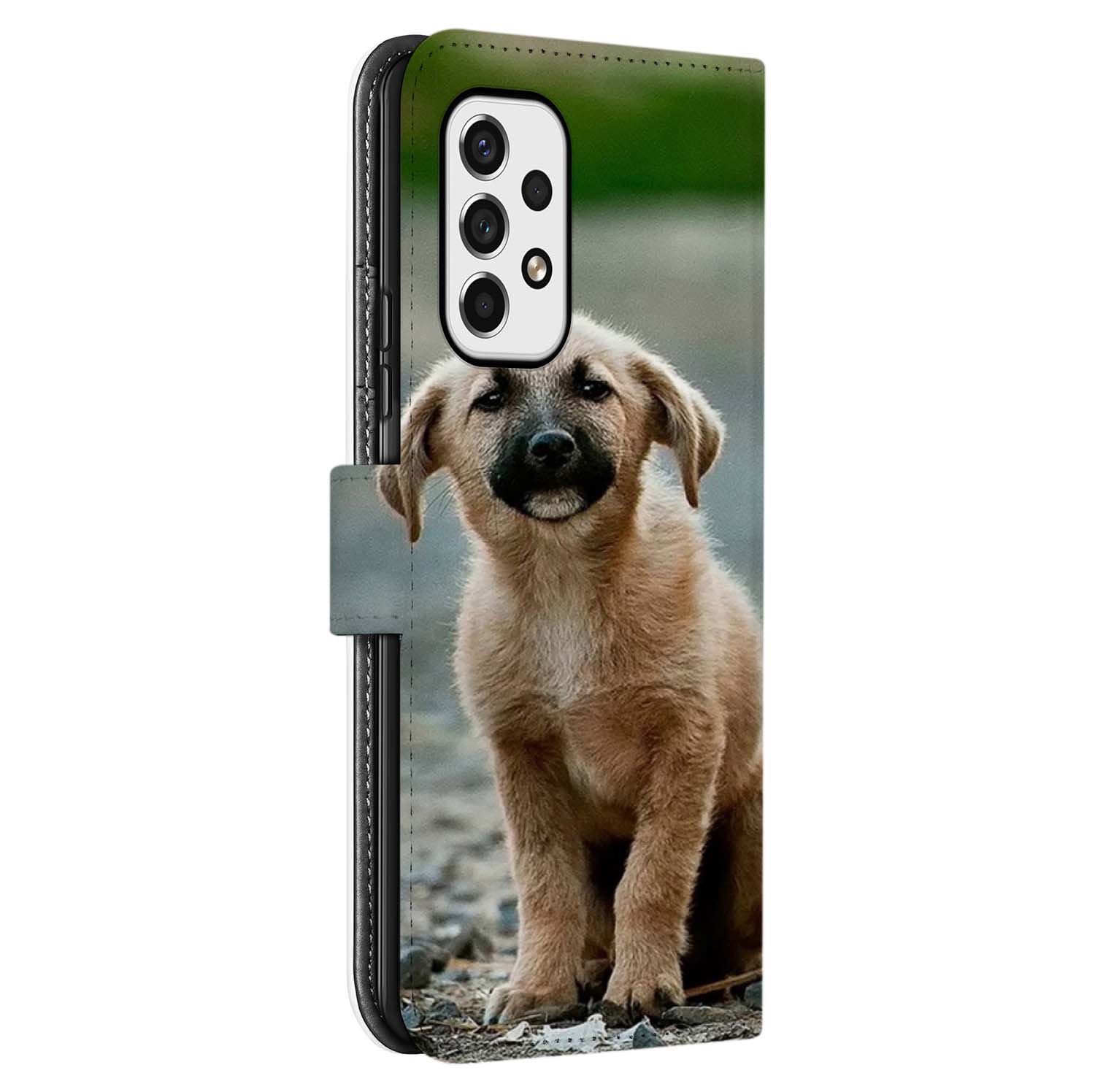 Samsung Galaxy A53 Telefoonhoesje Maken met Foto's hondenfoto ontwerp voorkant