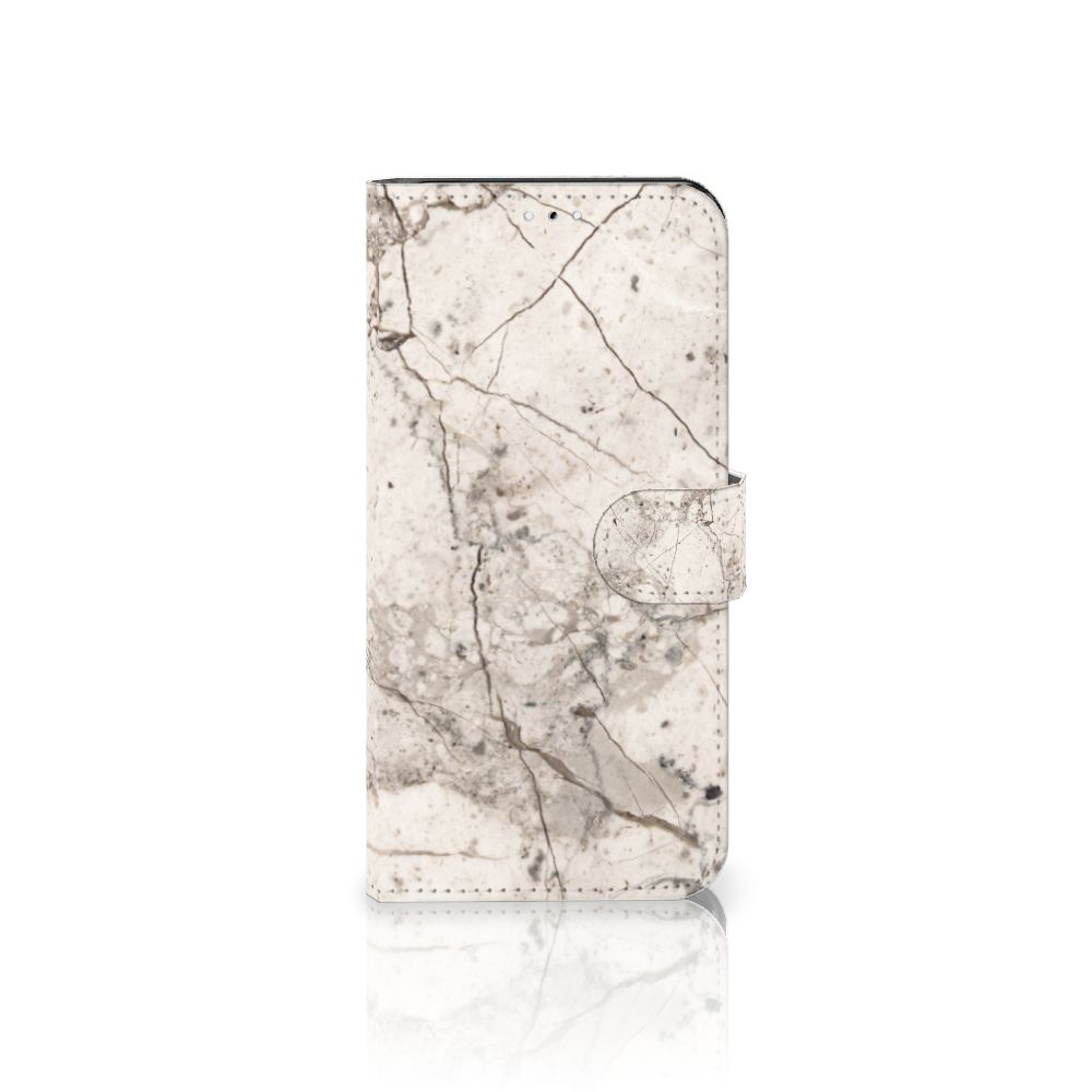 Samsung Galaxy A54 5G Bookcase Marmer Beige boekcase marmer beige voorkant
