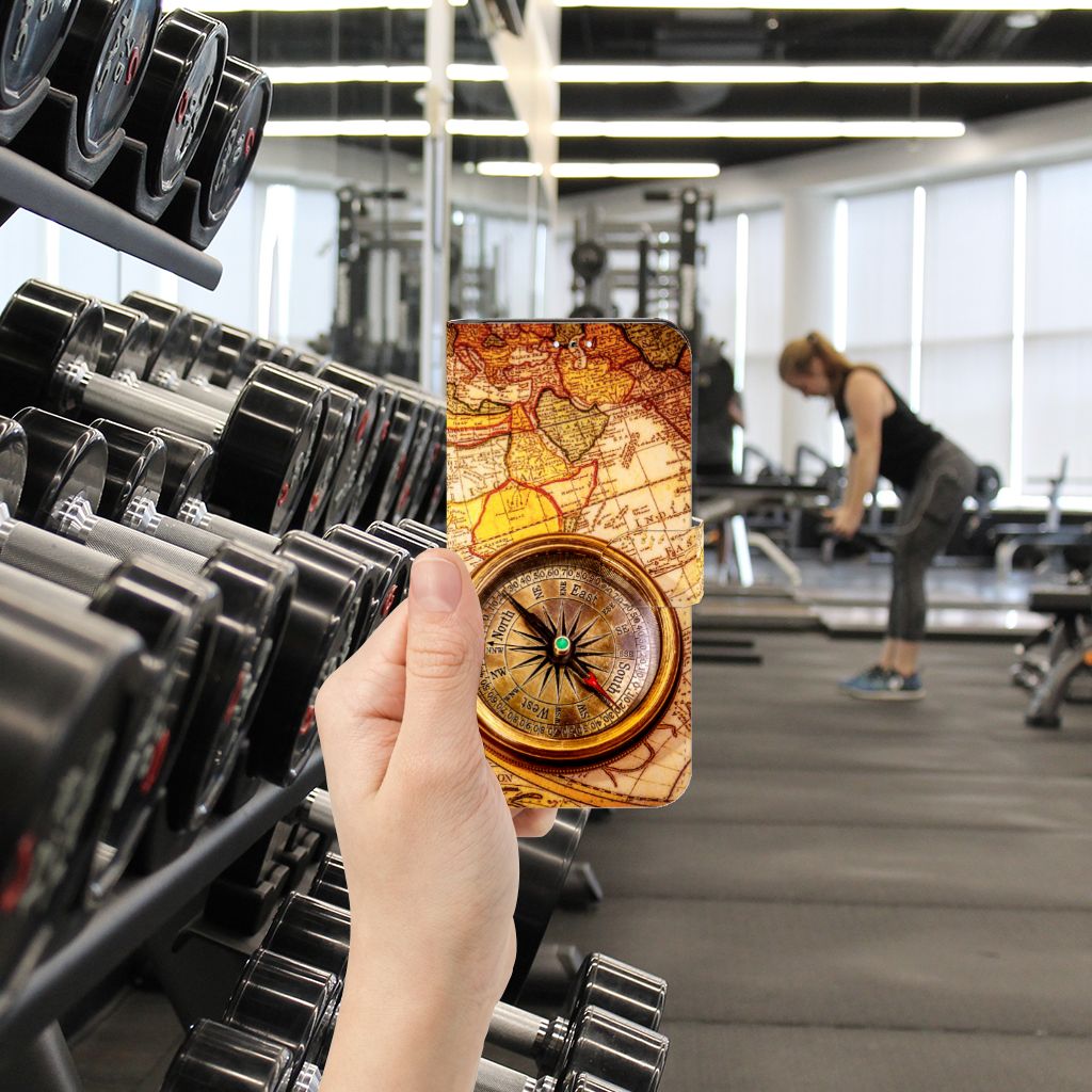 Samsung Galaxy A54 5G Flip Cover Kompas kompas design hand gym