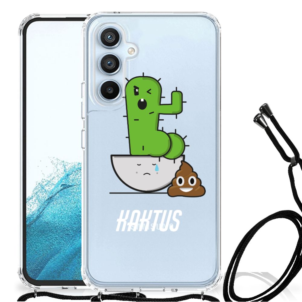Samsung Galaxy A54 5G Stevig Bumper Hoesje Cactus Poo B2C Telecom