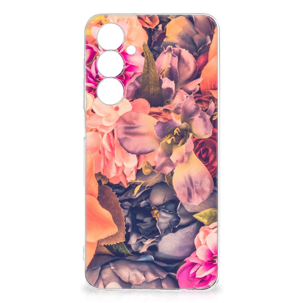 Samsung Galaxy A54 5G TPU Case Bosje Bloemen bloemen achterkant