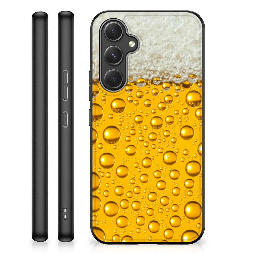Samsung Galaxy A54 Back Cover Hoesje Bier design bierprint vooraanzicht