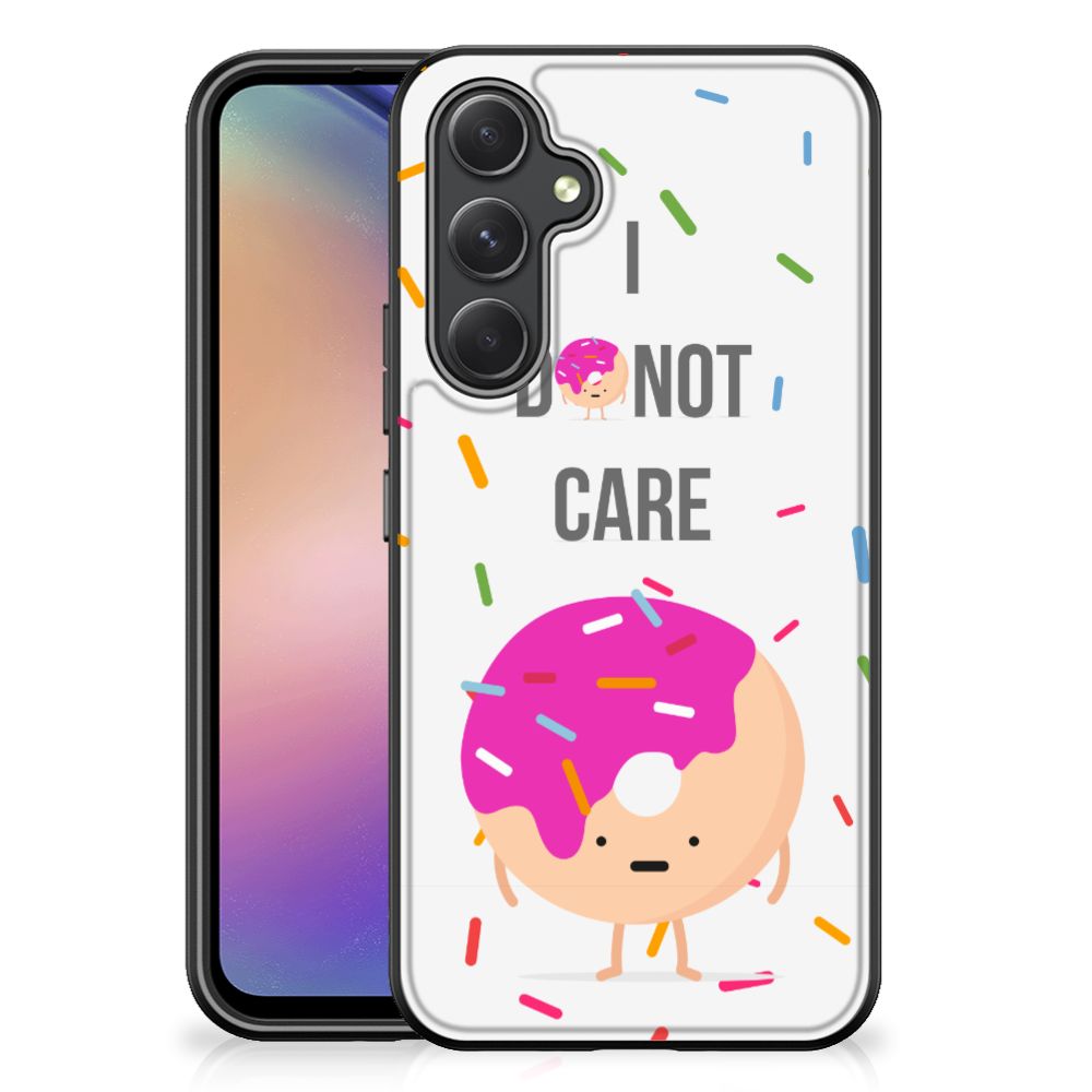 Samsung Galaxy A54 Back Cover Hoesje Donut Roze back cover donut ontwerp voorkant