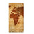 Samsung Galaxy A54 Book Cover Wereldkaart hoesje wereldkaart voorkant