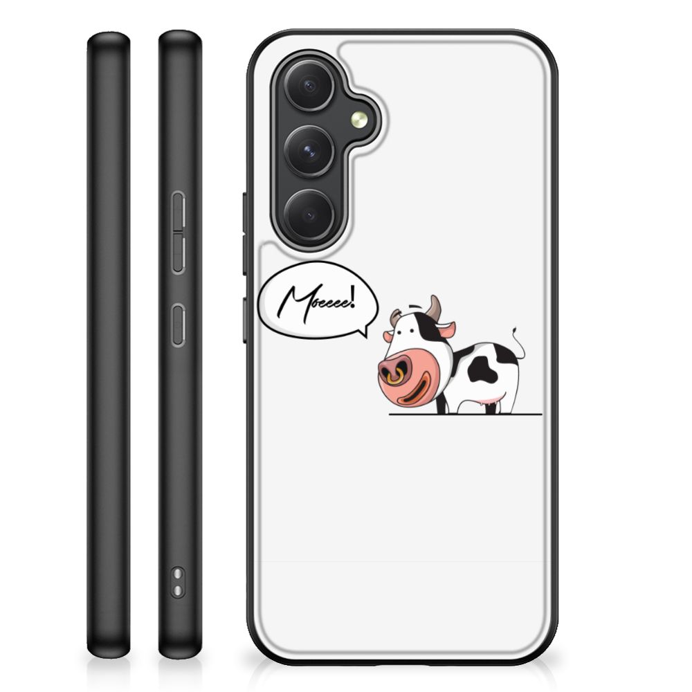 Samsung Galaxy A54 Hoesje Cow illustraties cow vooraanzicht