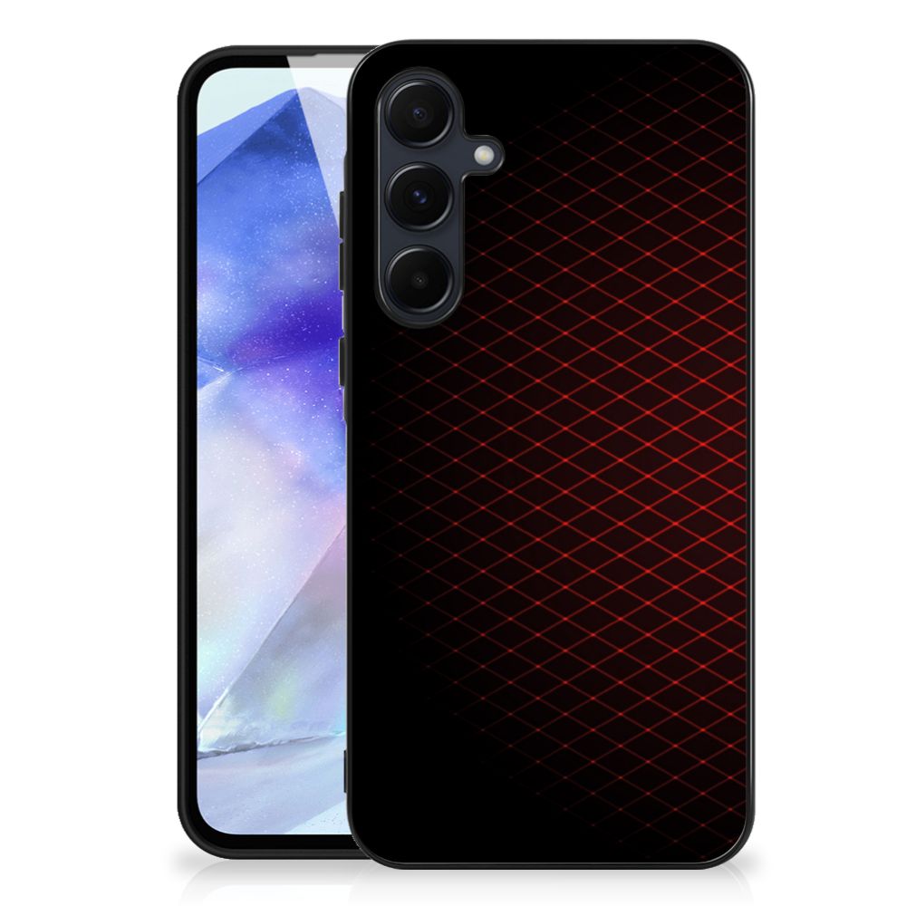 Samsung Galaxy A55 Back Case Geruit Rood B2C Telecom