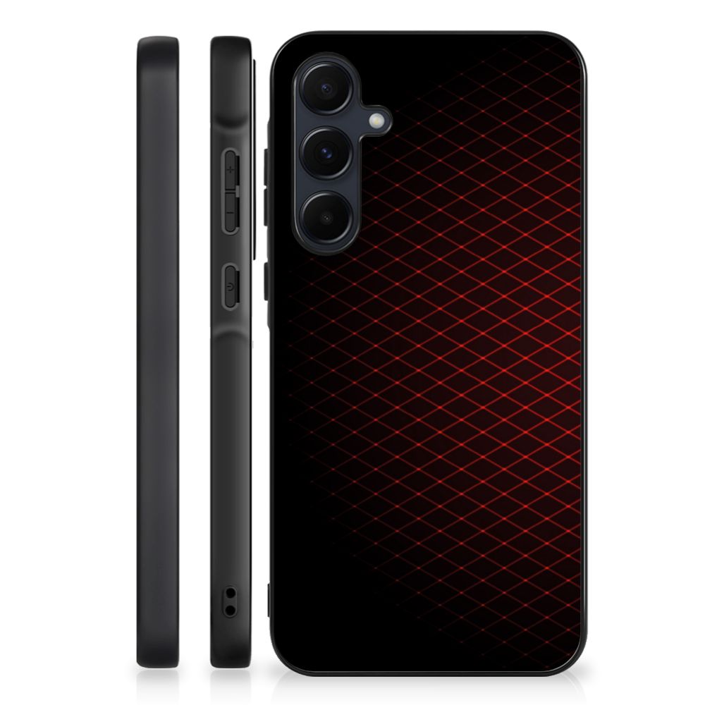 Samsung Galaxy A55 Back Case Geruit Rood B2C Telecom