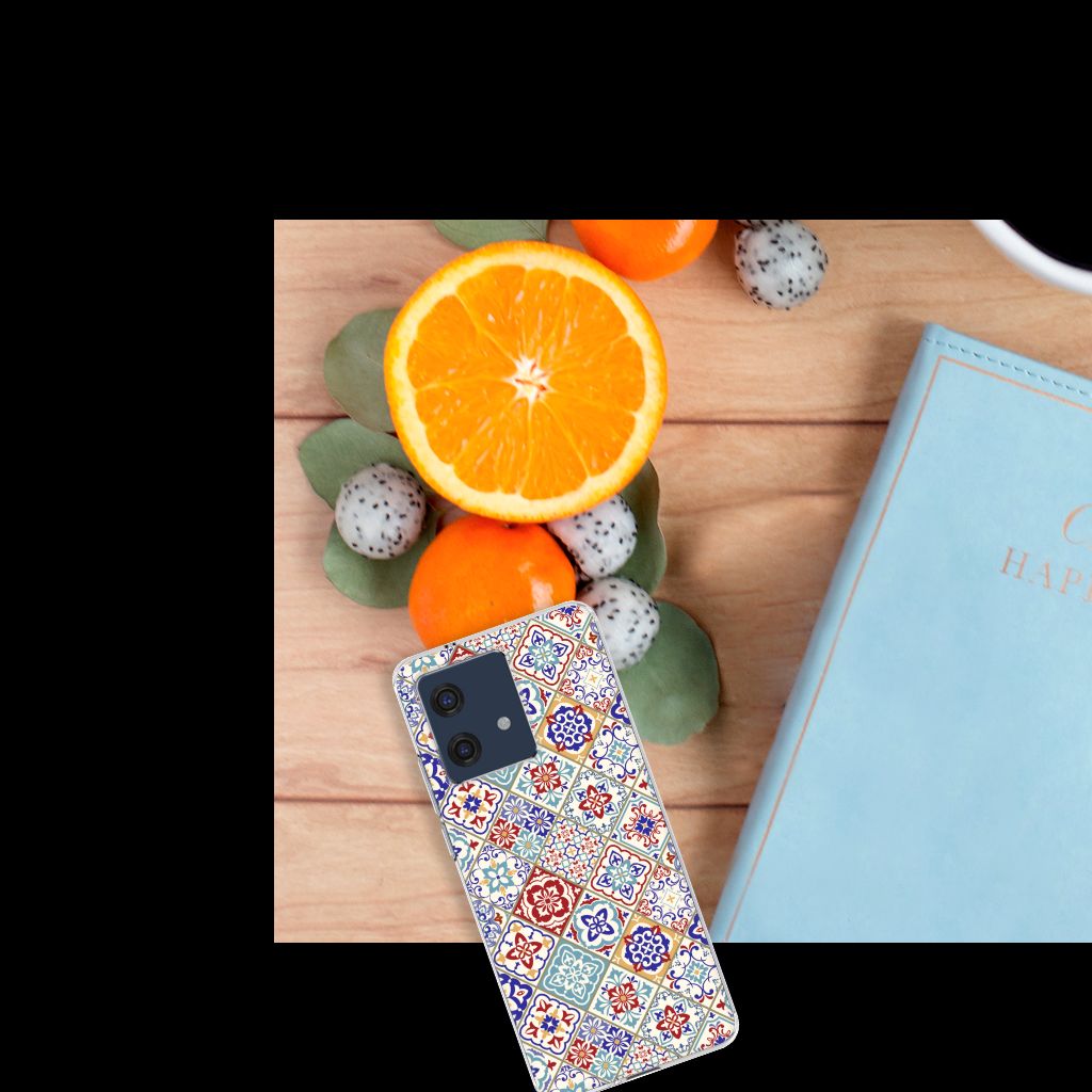 Samsung Galaxy A55 Case Anti-shock Leopard smartphone design kleurrijk bovenaanzicht