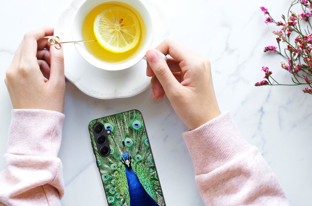 Samsung Galaxy A55 Dierenprint Telefoonhoesje Pauw B2C Telecom