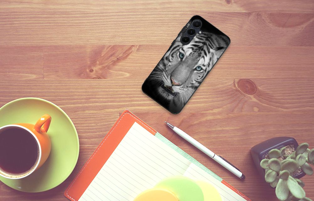 Samsung Galaxy A55 Dierenprint Telefoonhoesje Tijger B2C Telecom