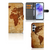 Samsung Galaxy A55 Flip Cover Wereldkaart flip cover wereldkaart pasjes aanzicht
