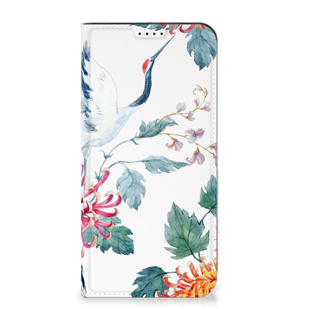 Samsung Galaxy A55 Hoesje maken Bird Flowers