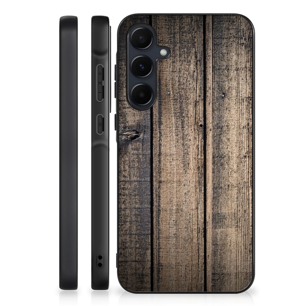 Samsung Galaxy A55 Houten Print Telefoonhoesje Steigerhout B2C Telecom