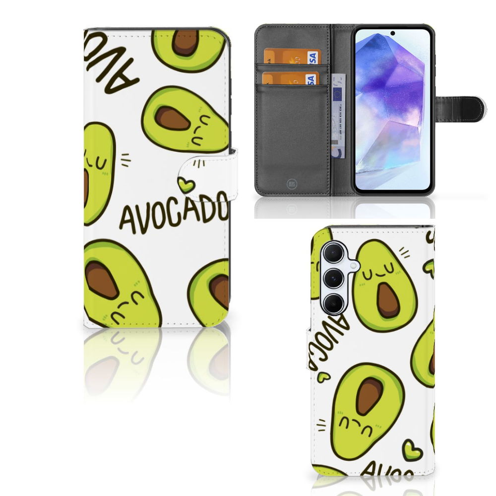 Samsung Galaxy A55 Leuk Hoesje Avocado Singing