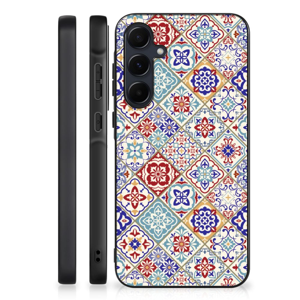 Samsung Galaxy A55 Marmeren Print Telefoonhoesje Tiles Color B2C Telecom
