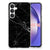 Samsung Galaxy A55 TPU Siliconen Hoesje Marmer Zwart - Origineel Cadeau Vader