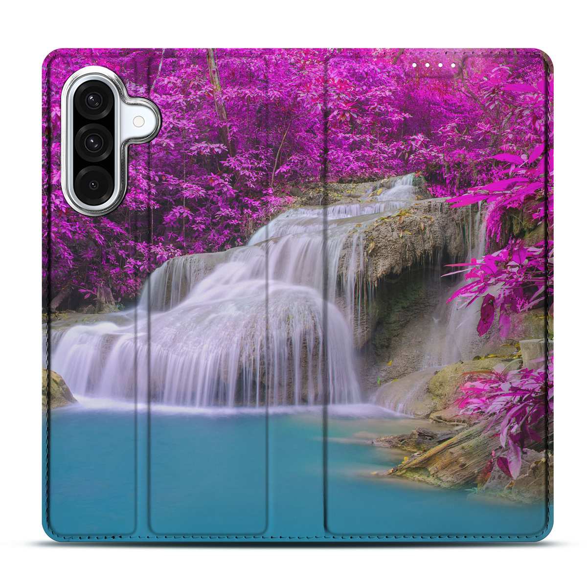 Samsung Galaxy A56 | A36 Book Cover Waterval waterval roze ontwerp voorkant