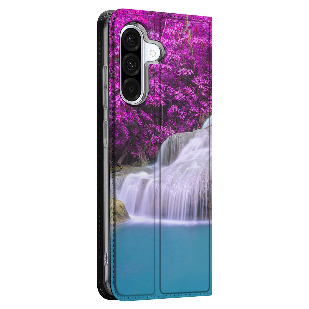 Samsung Galaxy A56 | A36 Book Cover Waterval design waterval aanzicht