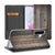 Samsung Galaxy A56 | A36 Book Wallet Case Steigerhout binnenzijde design hout textuur aanzicht