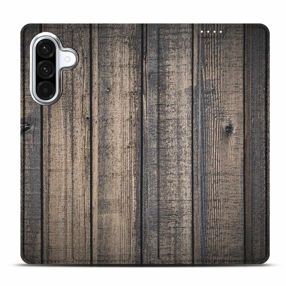 Samsung Galaxy A56 | A36 Book Wallet Case Steigerhout steigerhout achterkant