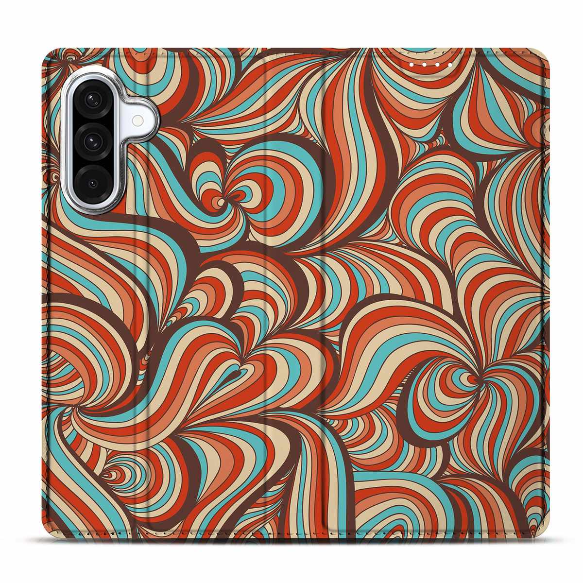Samsung Galaxy A56 | A36 Bookcase Retro design retro kleuren achterzijde