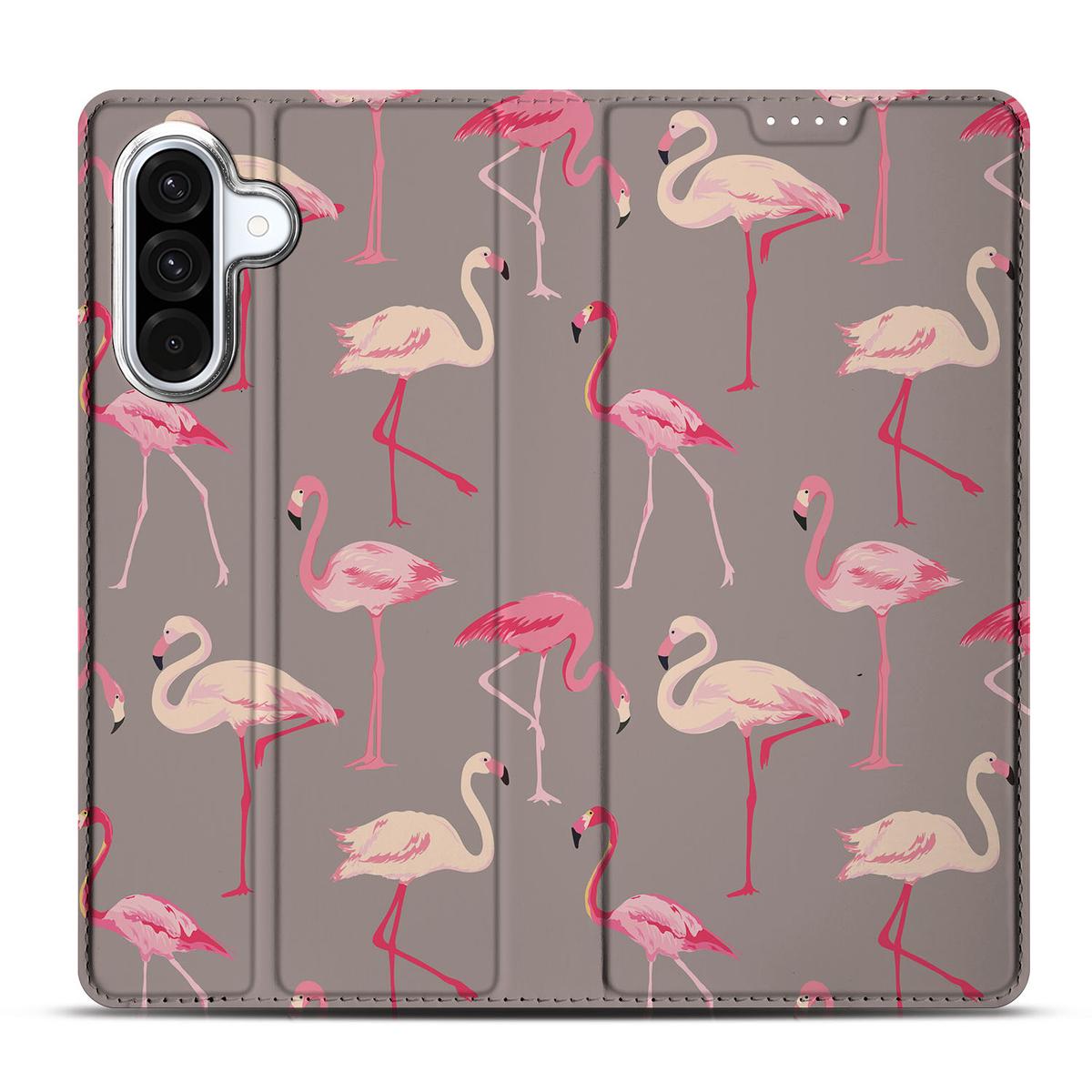 Samsung Galaxy A56 | A36 Hoesje maken Flamingo flamingo design voorkant