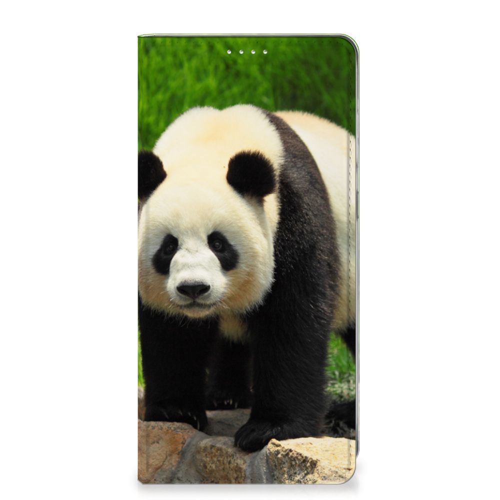 Samsung Galaxy A56 | A36 Hoesje maken Panda design panda aanzicht