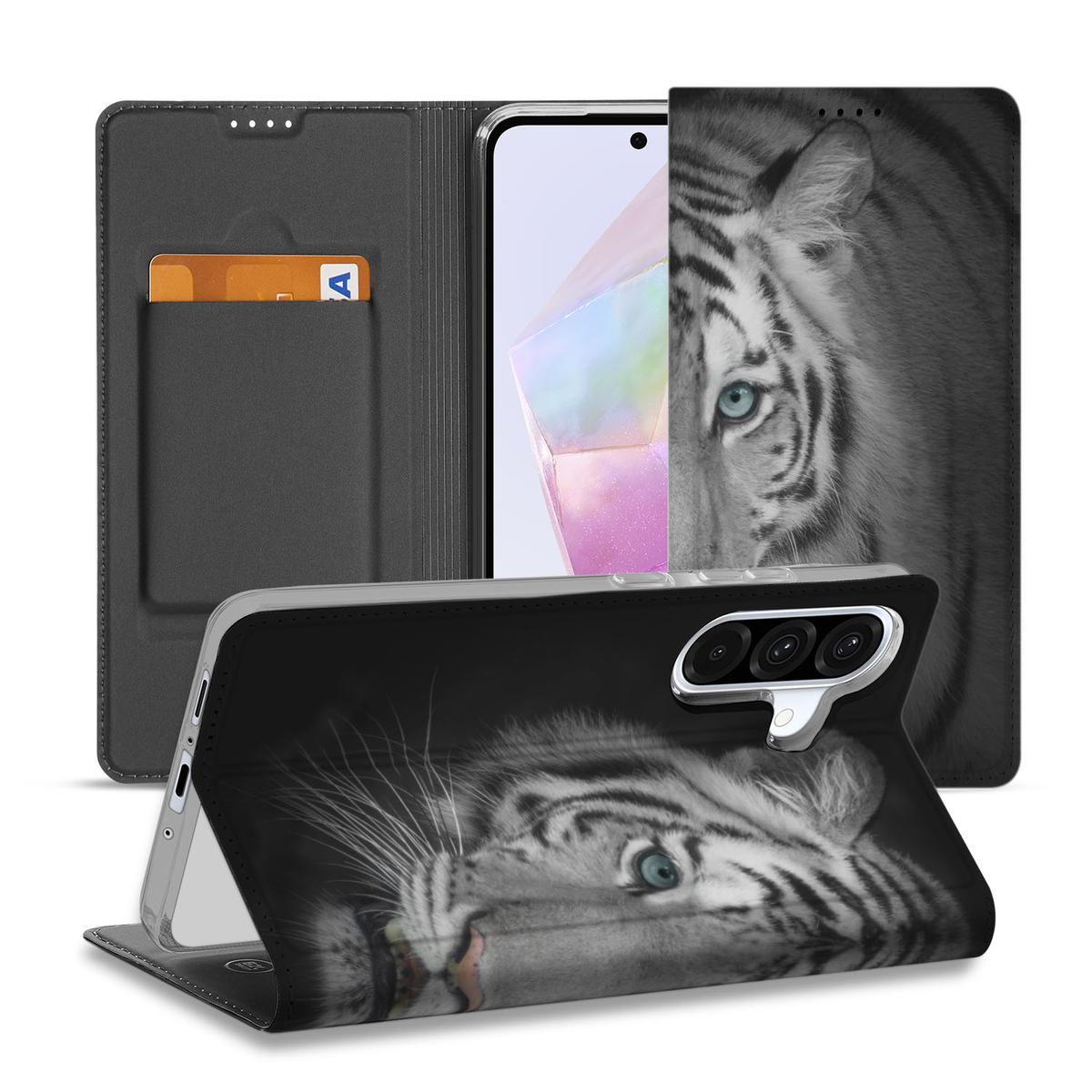 Samsung Galaxy A56 A36 Hoesje maken Tijger hoesje tijger print stand case