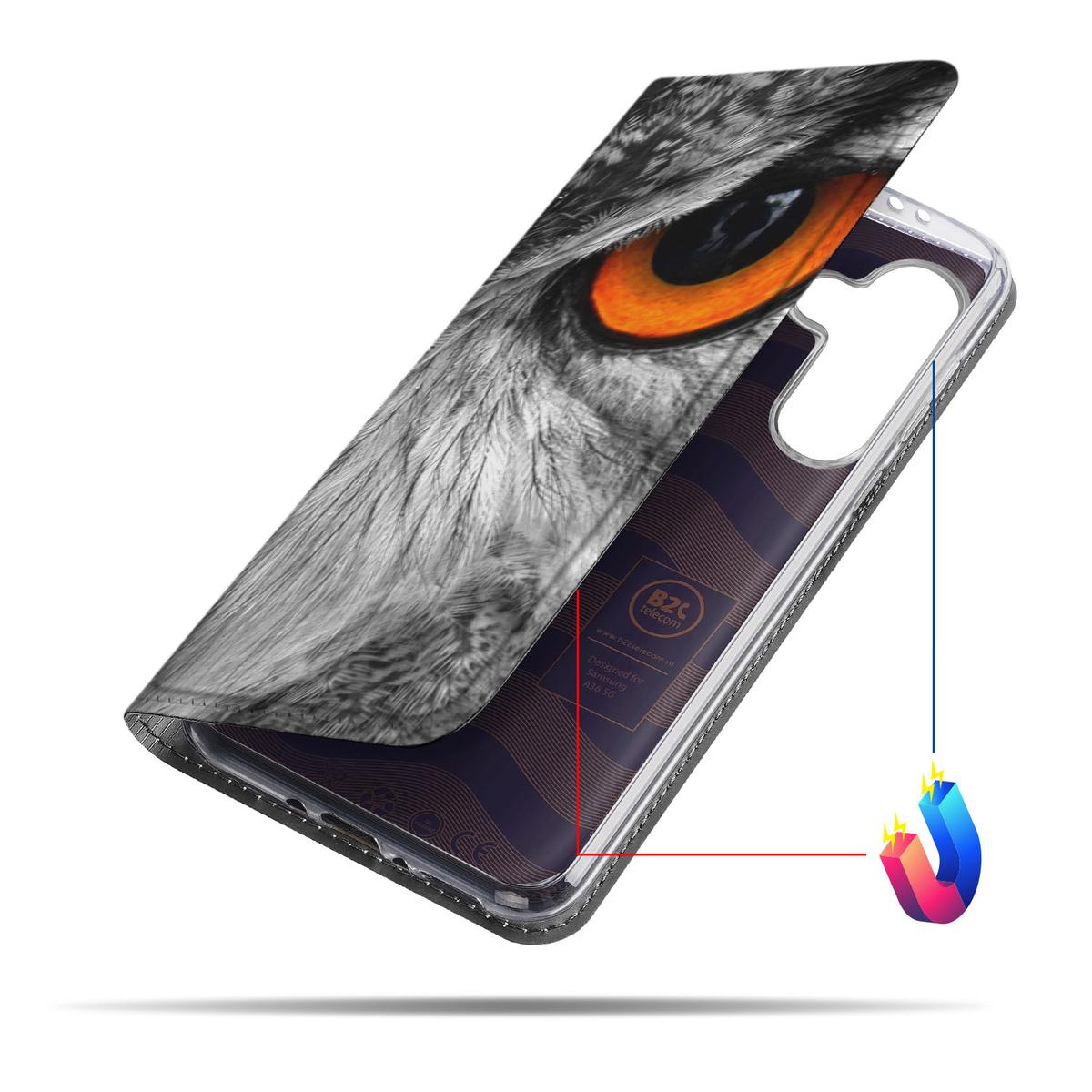 Samsung Galaxy A56 | A36 Hoesje maken Uil case uil detail design