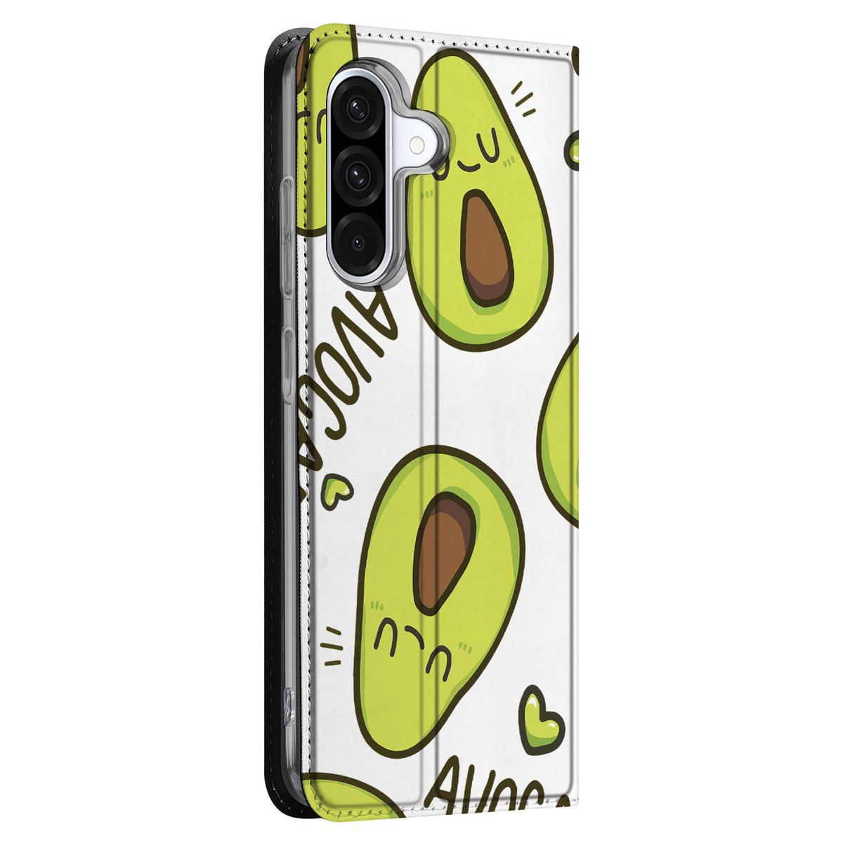Samsung Galaxy A56 | A36 Magnet Case Avocado Singing zijaanzicht