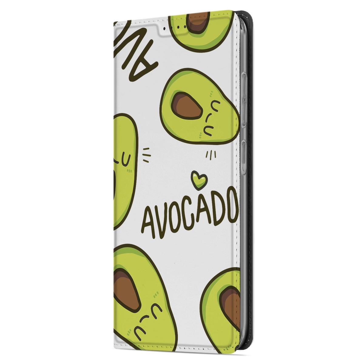 Samsung Galaxy A56 | A36 Magnet Case Avocado Singing zijkant design