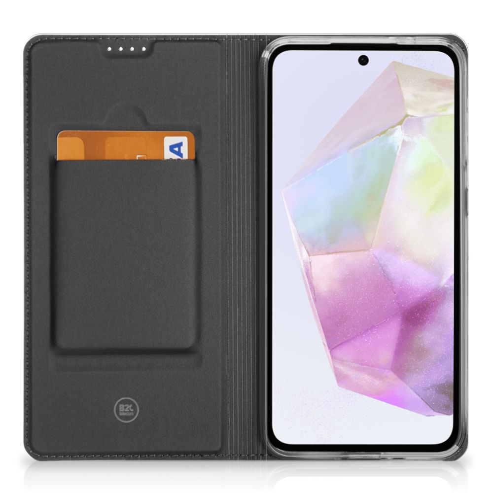 Samsung Galaxy A56 | A36 Magnet Case Lion Color binnenkant pasjesvak