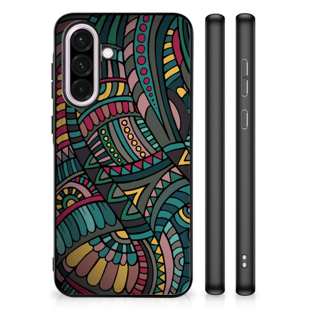 Samsung Galaxy A56 Back Case Aztec hoesje patronen achterkant zijkanten