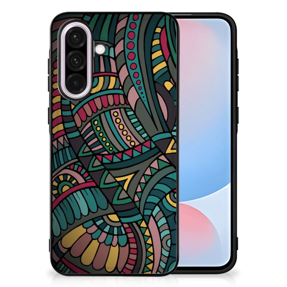Samsung Galaxy A56 Back Case Aztec back case patroon kleurrijk design
