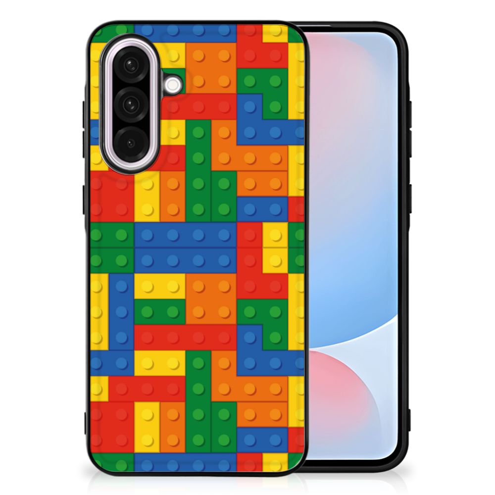 Samsung Galaxy A56 Back Case Blokken patroon kleurrijk voorkant