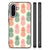 Samsung Galaxy A56 Back Cover Hoesje Ananas ananas print voorkant zijkanten