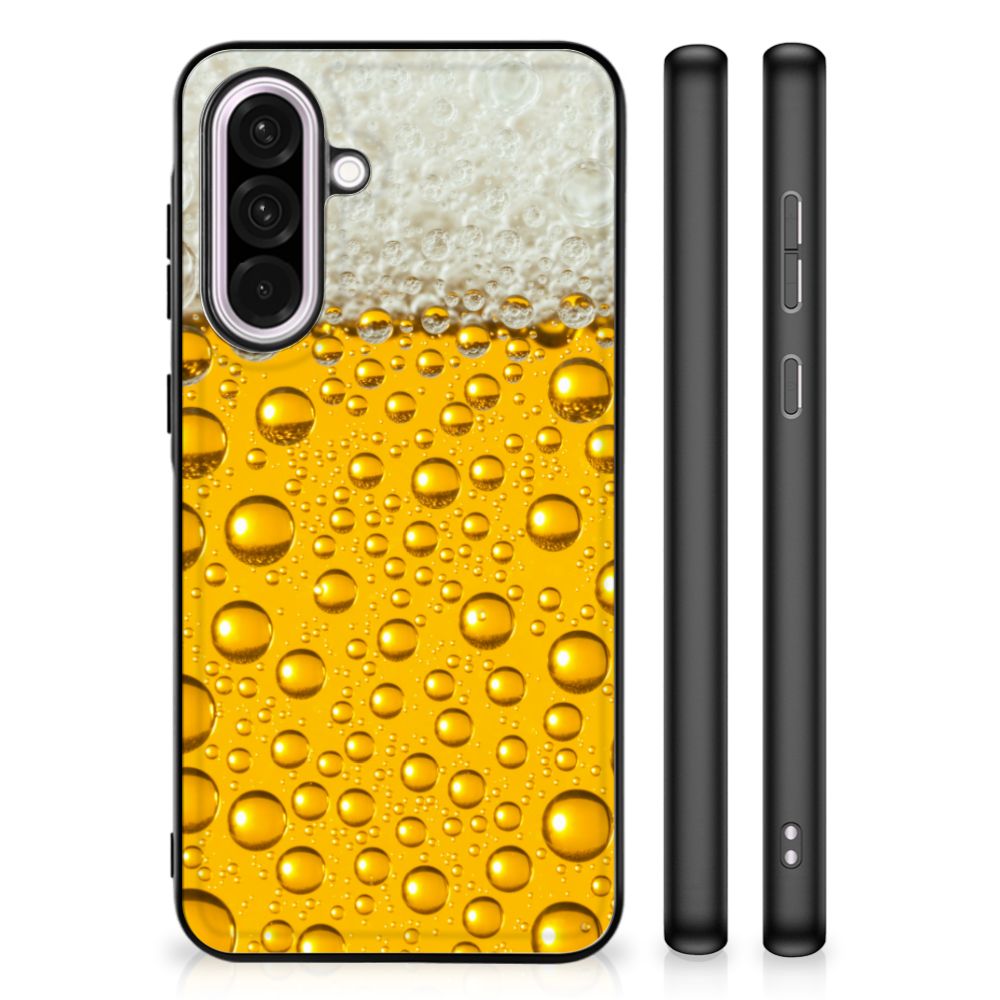 Samsung Galaxy A56 Back Cover Hoesje Bier eten drinken design vooraan en zijkant