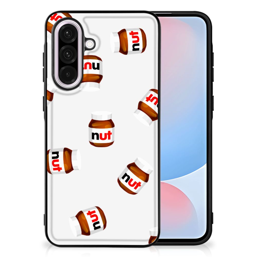 Samsung Galaxy A56 Back Cover Hoesje Nut Jar eten drinken print voorkant