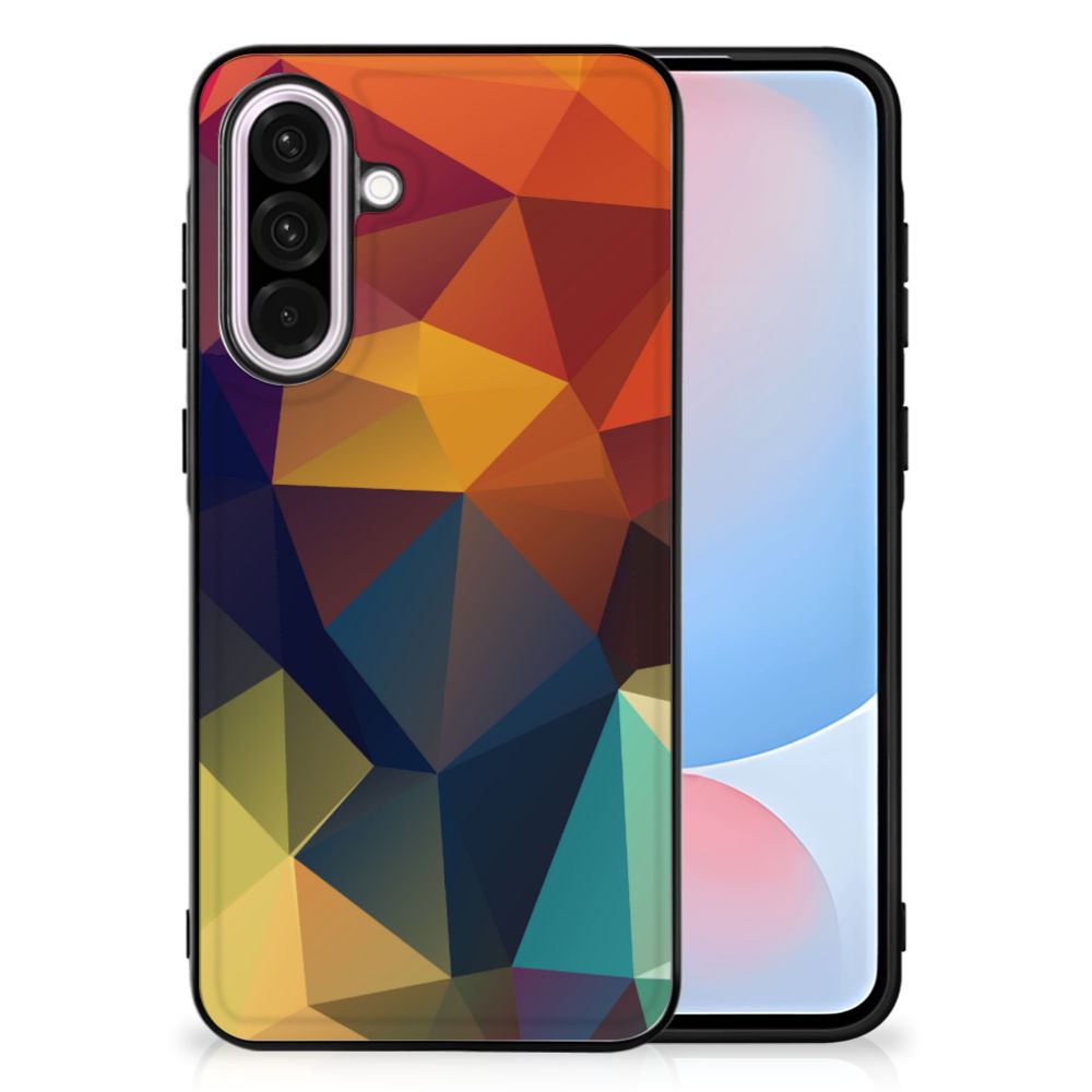 Samsung Galaxy A56 Backcover Polygon Color backcover abstract ontwerp aanzicht