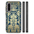 Samsung Galaxy A56 Bloemen Hoesje Beige Flowers design bloemen illustratie voorkant zijkanten