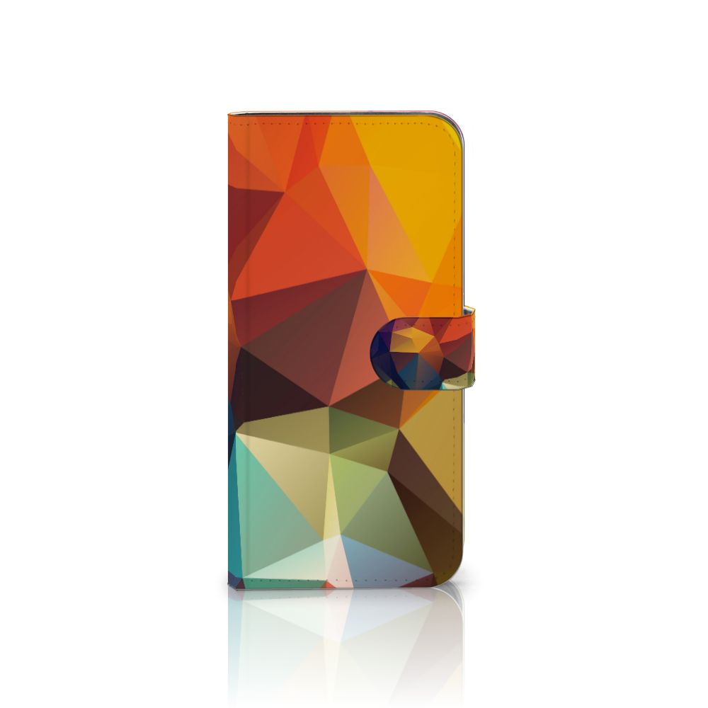 Samsung Galaxy A56 Book Case Polygon Color boekhoes zijaanzicht asymmetrisch kleurenschema