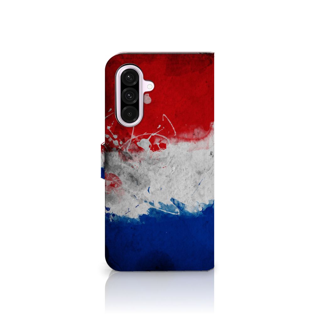 Samsung Galaxy A56 Bookstyle Case Nederland Nederlandse Vlag design achterzijde