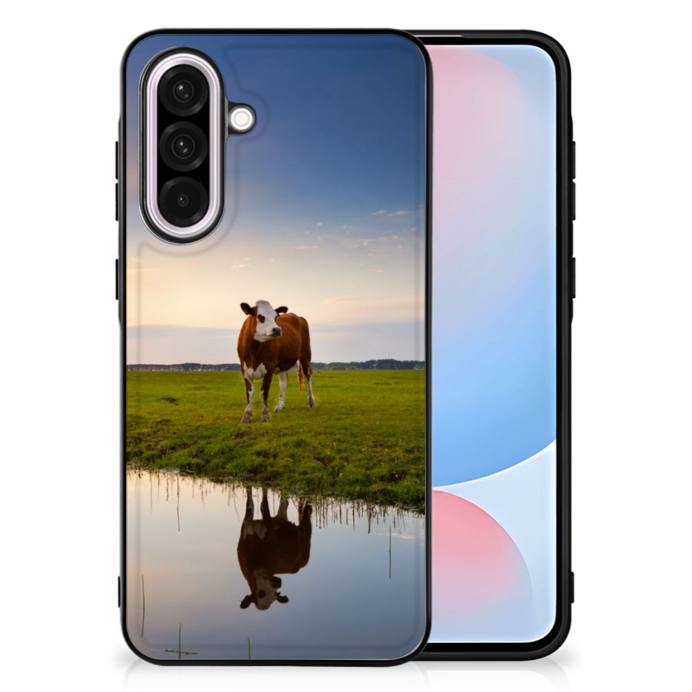 Samsung Galaxy A56 Dierenprint Telefoonhoesje Koe koe dierenprint achterkant