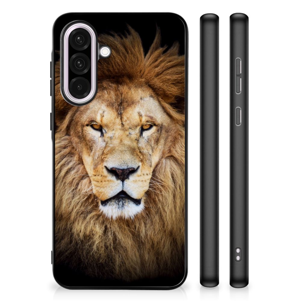 Samsung Galaxy A56 Dierenprint Telefoonhoesje Leeuw dierenprint leeuw aanzicht