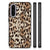 Samsung Galaxy A56 Dierenprint Telefoonhoesje Leopard dierenprint achterkant zijkanten